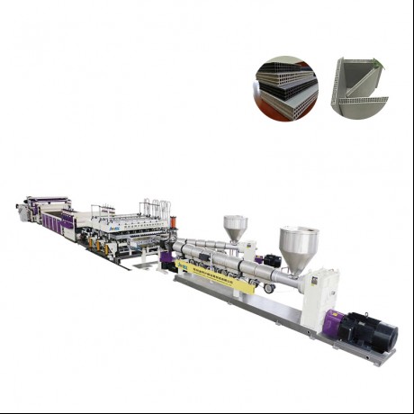 PP Hollow Building Template Board Isang Mould Double Double Out Extrusion Line