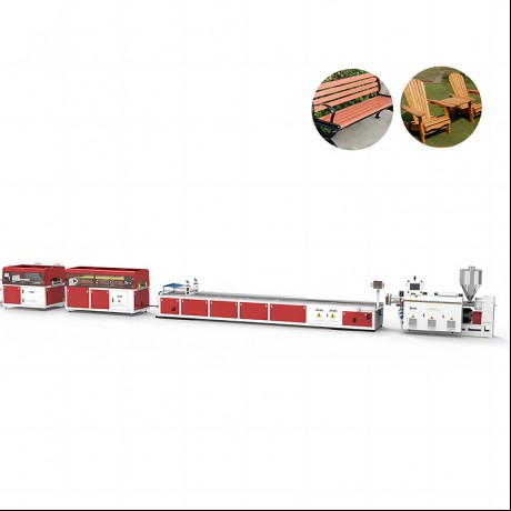 Single-screw WPC(foaming) Extrusion Line Mula sa Jwell China para sa Mataas na Kalidad